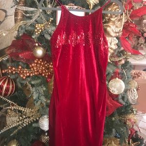NEVER WORN RED CACHET DRESS